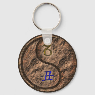 Capricorn & Earth Ox Key Ring
