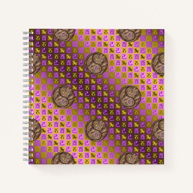 Capricorn & Earth Rooster Notebook (Front)
