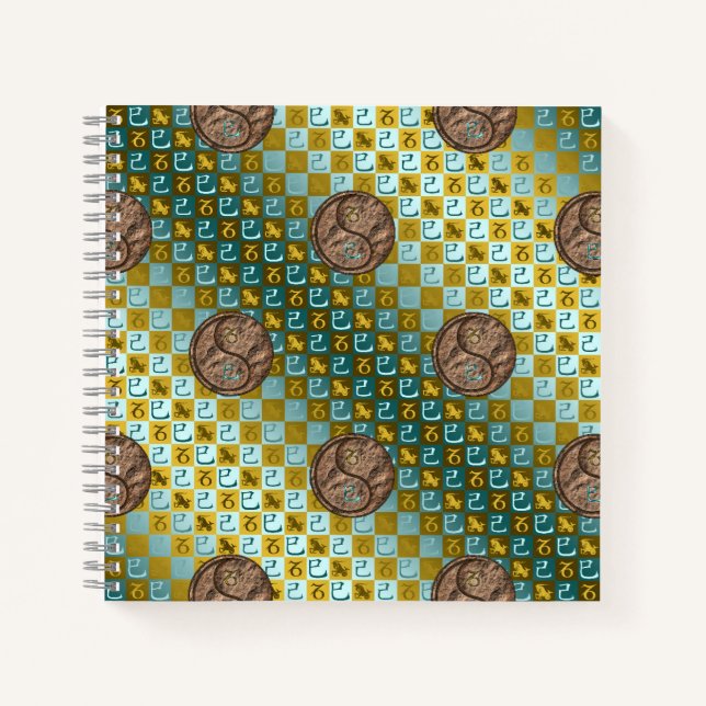 Capricorn & Earth Snake Notebook (Front)
