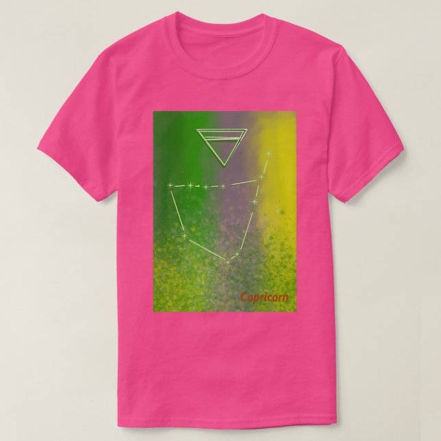 Capricorn Earth T-Shirt (Design Front)