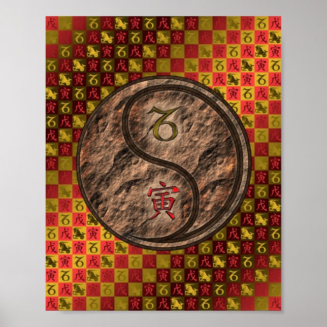 Capricorn & Earth Tiger Poster (Front)