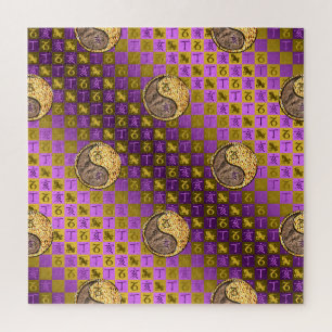 Capricorn & Fire Boar Jigsaw Puzzle