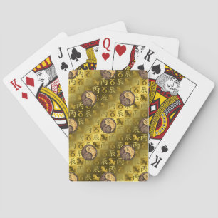 Capricorn & Fire Dragon Playing Cards