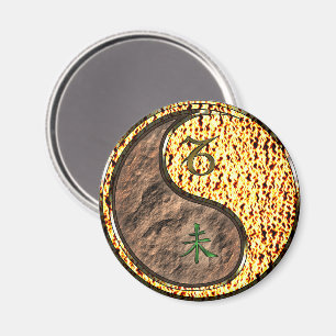 Capricorn & Fire Goat Magnet
