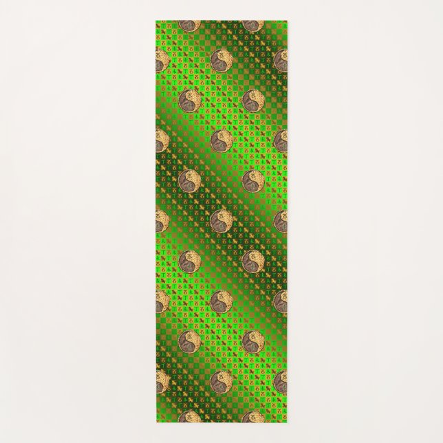 Capricorn & Fire Goat Yoga Mat (Front)