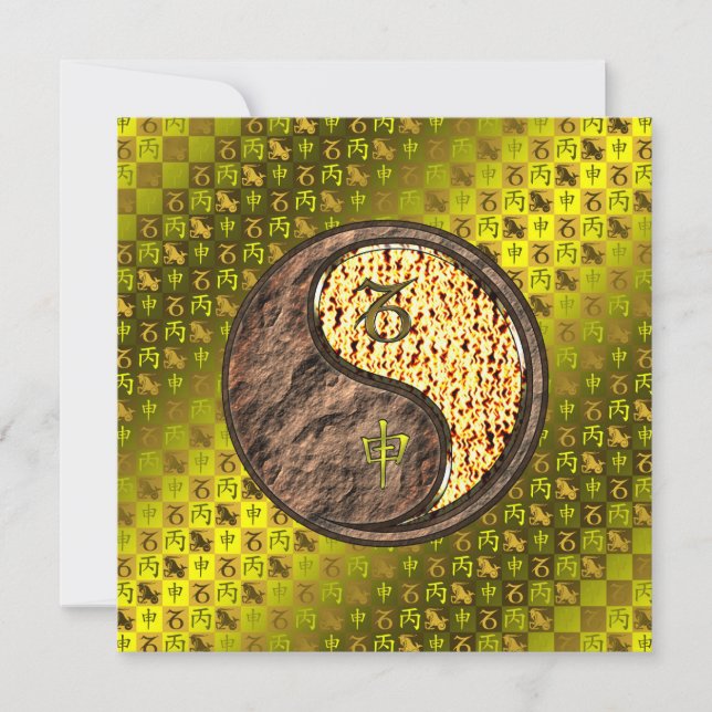 Capricorn & Fire Monkey Card (Front)