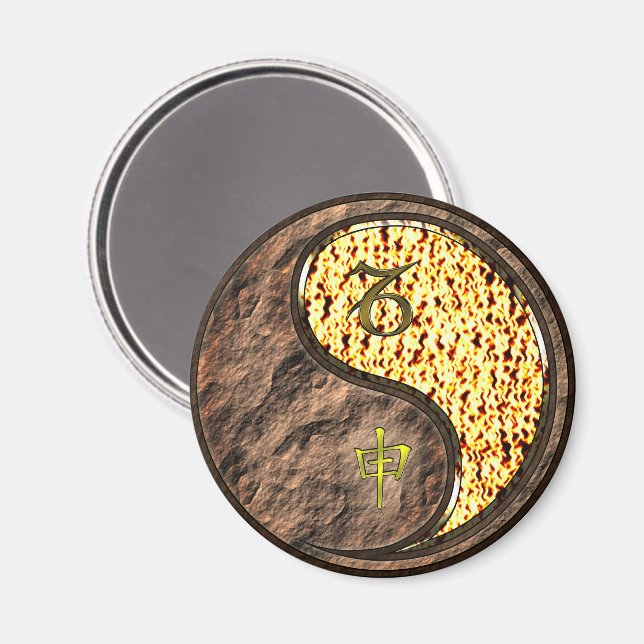 Capricorn & Fire Monkey Magnet (Front/Back)
