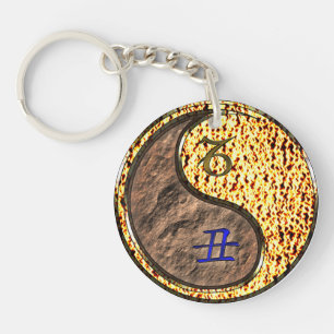Capricorn & Fire Ox Key Ring