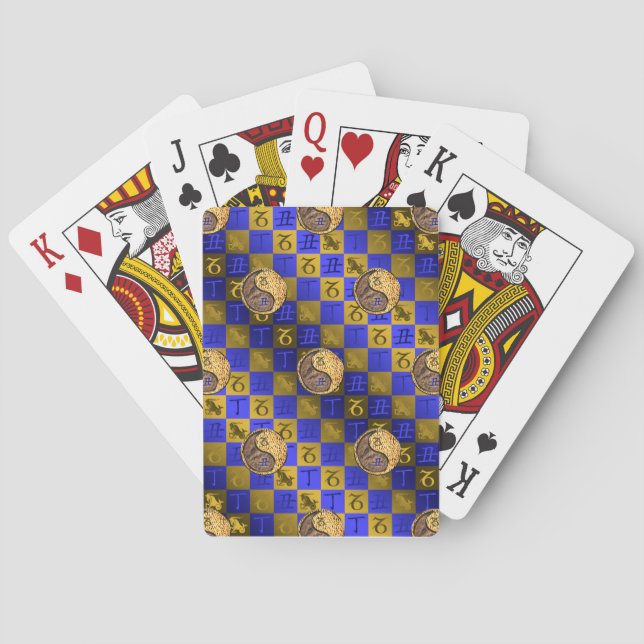 Capricorn & Fire Ox Playing Cards (Back)