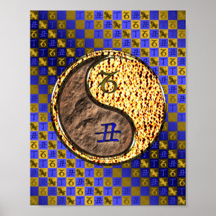 Capricorn & Fire Ox Poster