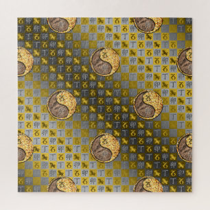 Capricorn & Fire Rabbit Jigsaw Puzzle