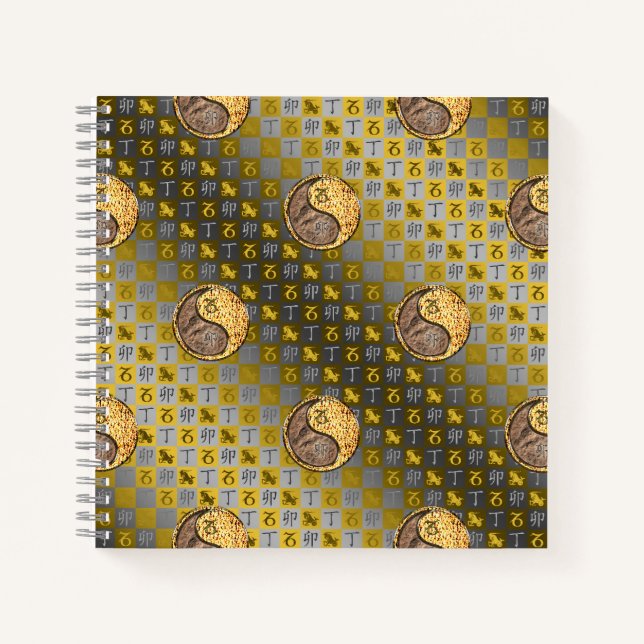 Capricorn & Fire Rabbit Notebook (Front)