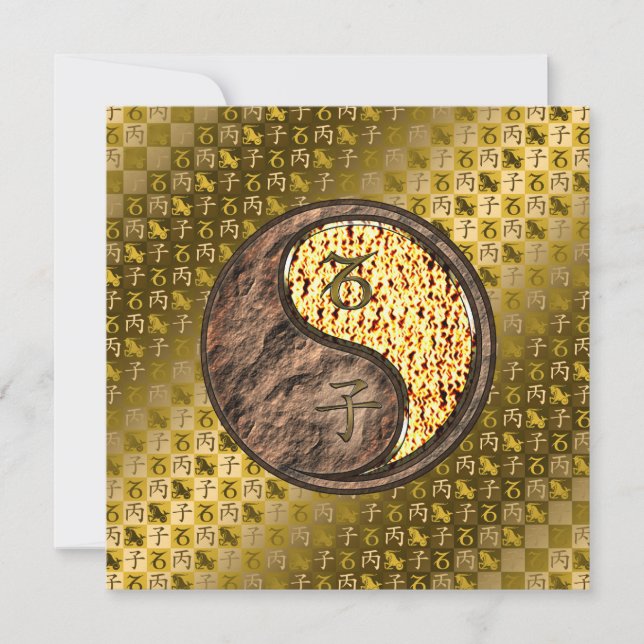 Capricorn & Fire Rat Card (Front)