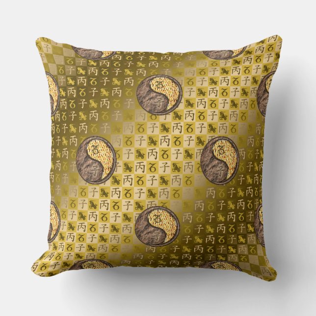 Capricorn & Fire Rat Cushion (Front)