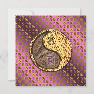 Capricorn & Fire Rooster Card