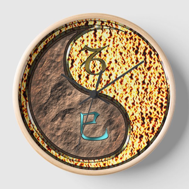 Capricorn & Fire Snake Clock (Front)