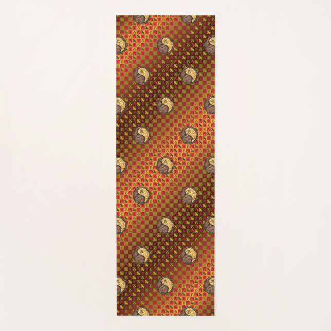 Capricorn & Fire Tiger Yoga Mat (Front)