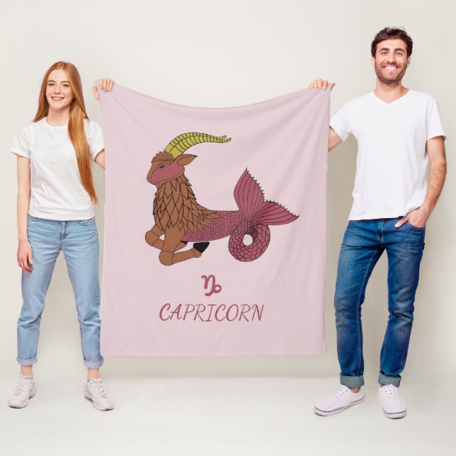 Capricorn Fleece Blanket (In Situ)