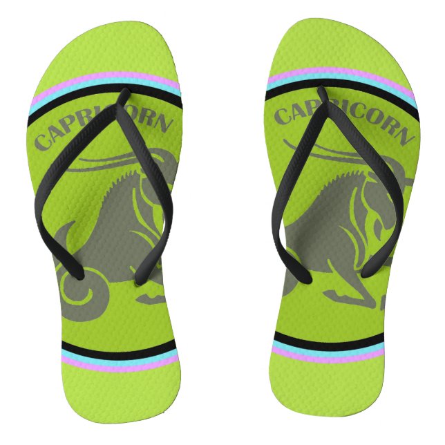 Capricorn Flip Flops (Footbed)