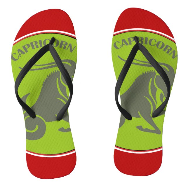 Capricorn Flip Flops (Footbed)