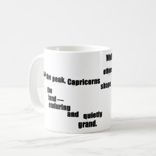 Capricorn Fun & Inspiring Design Daily Use & Gift Coffee Mug