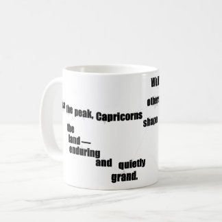 Capricorn Fun & Inspiring Design Daily Use & Gift Coffee Mug