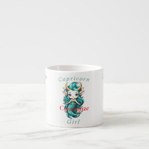 Capricorn Girl Mermaid Thunder_Cove Espresso Cup