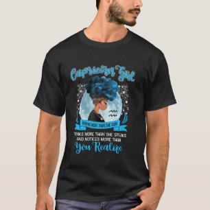 Capricorn Girl Zodiac Birthday December Or January T-Shirt