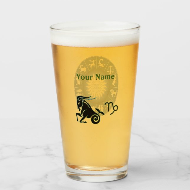 Capricorn Glass (Front Filled)