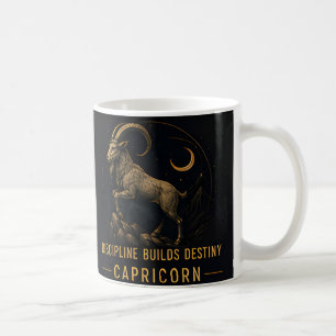 Capricorn Goat Zodiac Sign Celestial Horoscope Dec Coffee Mug