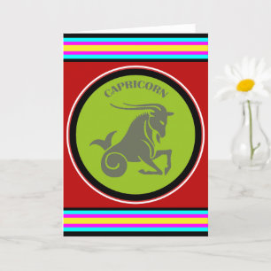 Capricorn Greeting Card