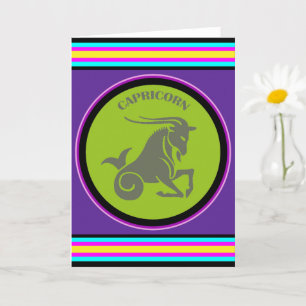 Capricorn Greeting Card