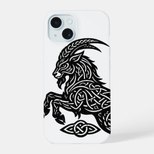 Capricorn — Haunted Ink Zodiac Goat‑Fish iPhone 15 Case