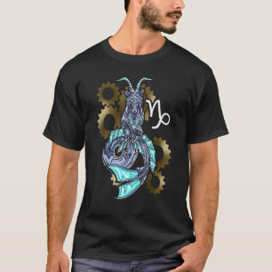 Capricorn Horoscope Inspired Capricorn Symbol Rela T-Shirt