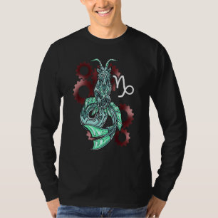 Capricorn Horoscope Inspired Capricorn Symbol Rela T-Shirt