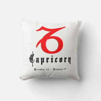 Capricorn, Horoscope, zodiac, astrology Cushion