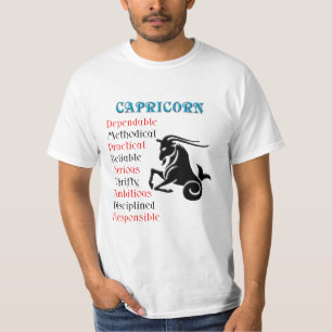 Capricorn Horoscope Zodiac Sign T-Shirt