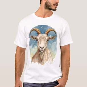 Capricorn in Watercolor Heights T-Shirt