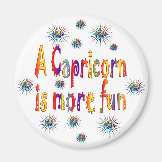 Capricorn is Fun Magnet (Front)