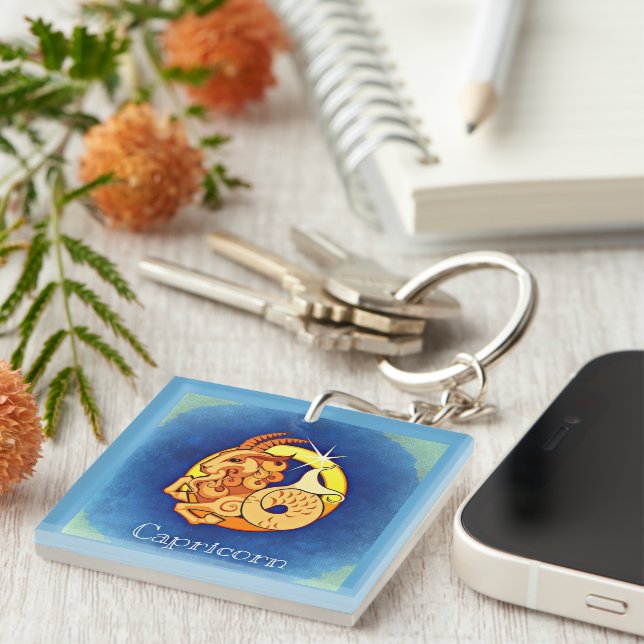 Capricorn Key Ring (Front Right)