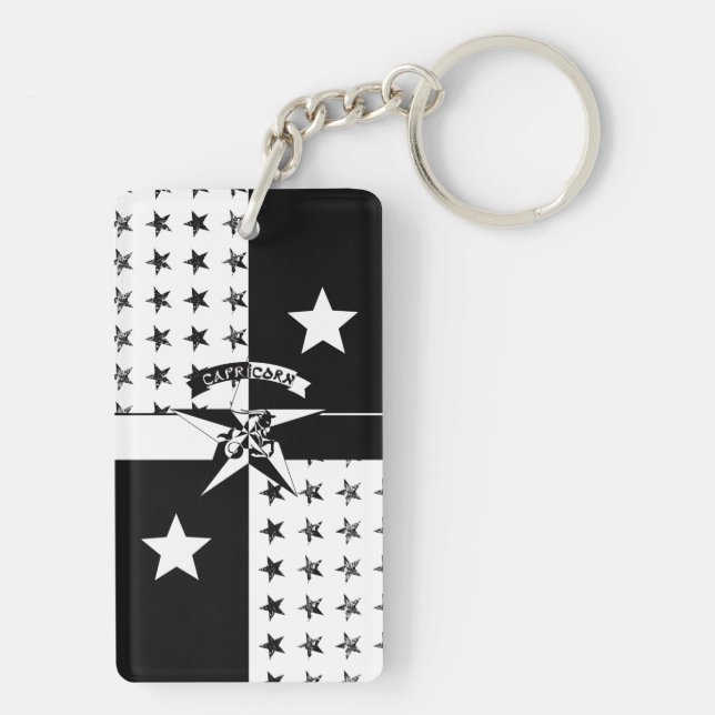 Capricorn Key Ring (Back)