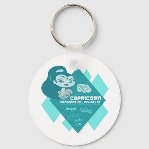 Capricorn Keychain