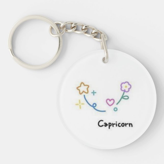 Capricorn Keychain (Front)