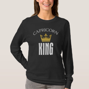 Capricorn King Zodiac Sign T-Shirt