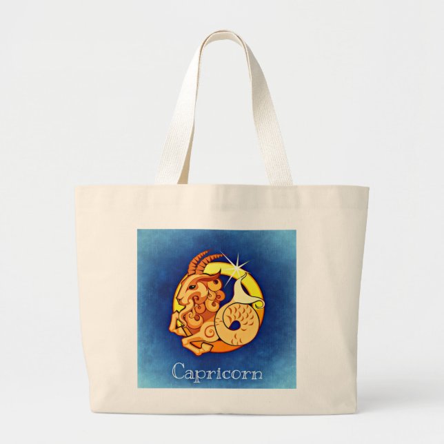 Capricorn Large Tote Bag (Front)