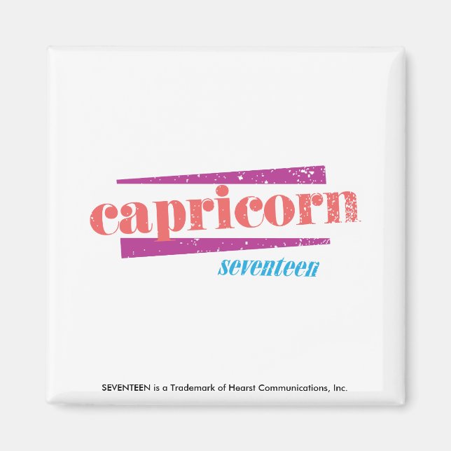 Capricorn Lt. Pink Magnet (Front)