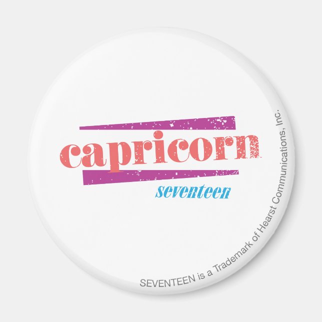 Capricorn Lt. Pink Magnet (Front)