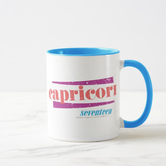 Capricorn Lt. Pink Mug (Right)