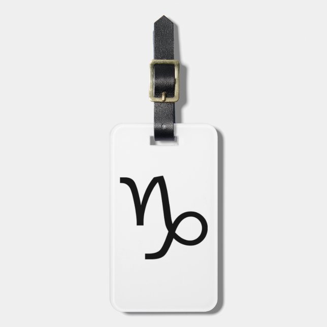 Capricorn Luggage Tag (Front Vertical)