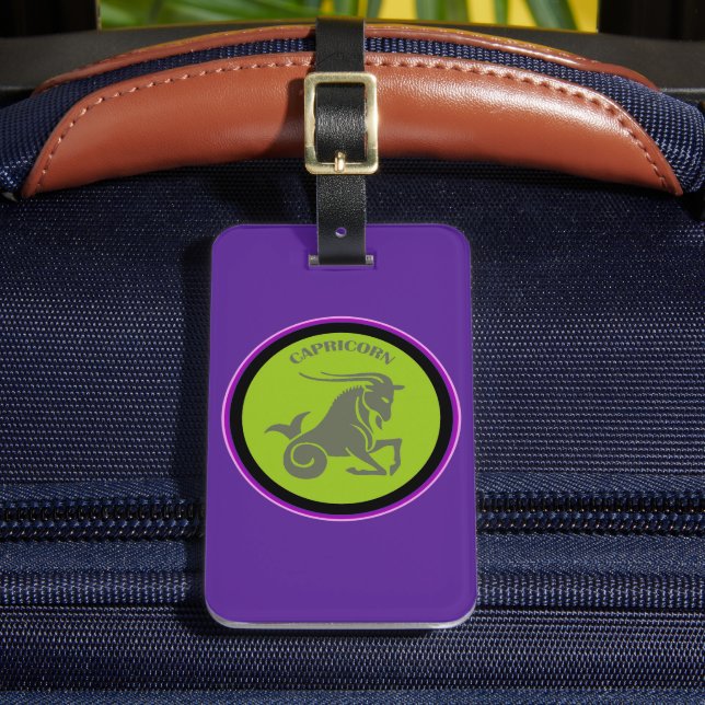 Capricorn Luggage Tag  (Front Insitu 2)